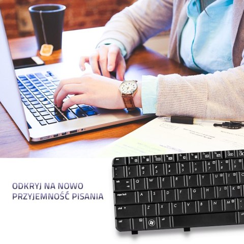 Qoltec Klawiatura do HP DV4-1000 | czarny Qoltec Klawiatura do HP DV4-1000 | czarny