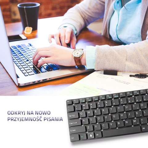 Qoltec Klawiatura do Sony VGN-CW | czarny Qoltec Klawiatura do Sony VGN-CW | czarny