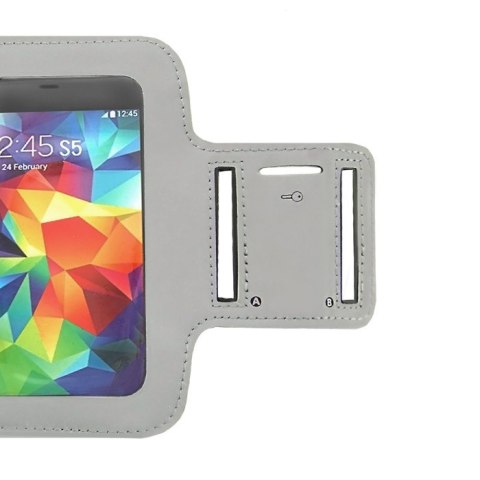 Qoltec Opaska sportowa na ramię do smartfona | max. 5" | Szary Qoltec Opaska sportowa na ramię do smartfona | max. 5" | Szary