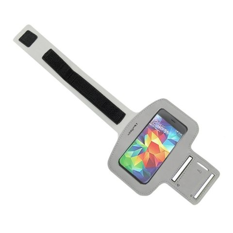 Qoltec Opaska sportowa na ramię do smartfona | max. 5" | Szary Qoltec Opaska sportowa na ramię do smartfona | max. 5" | Szary