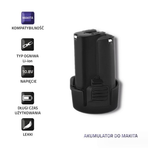 Qoltec Akumulator do Makita S BL1013 | 10.8V Qoltec Akumulator do Makita S BL1013 | 10.8V