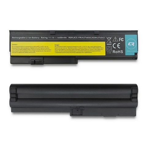 Qoltec Bateria do Lenovo x200 | x201 | 4400mAh | 10.8-11.1V Qoltec Bateria do Lenovo x200 | x201 | 4400mAh | 10.8-11.1V