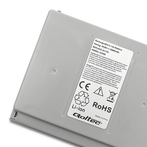 Qoltec Bateria do MacBookPro 15 | A1175 | 5600mAh | 10.8-11.1V Qoltec Bateria do MacBookPro 15 | A1175 | 5600mAh | 10.8-11.1V