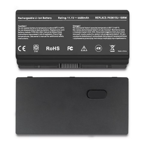 Qoltec Bateria do Toshiba PA3615U | 4400mAh | 10.8-11.1V