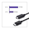 Qoltec DisplayPort v1.1 męski | HDMI męski | 4K | 2m Qoltec DisplayPort v1.1 męski | HDMI męski | 4K | 2m