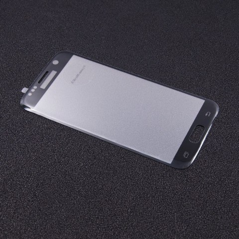 Qoltec Hartowane szkło ochronne PREMIUM do Samsung Galaxy S7 | PEŁNE | CZARNE