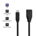 Qoltec Kabel USB 3.1 typ C męski | USB 3.0 A żeński | 0.2m Qoltec Kabel USB 3.1 typ C męski | USB 3.0 A żeński | 0.2m