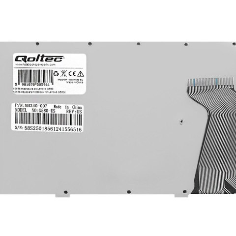 Qoltec Klawiatura do Lenovo G580 | P585 | Z580 Qoltec Klawiatura do Lenovo G580 | P585 | Z580