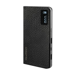 Qoltec Power Bank Slim 10000 | Li-polimerowa | LCD | czarny