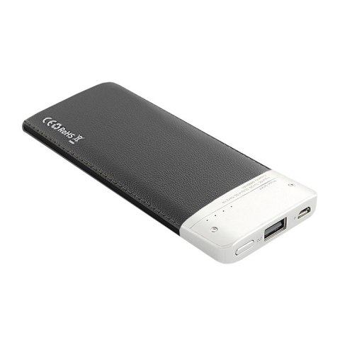 Qoltec Power Bank Slim 6000 | Li-polimerowa | czarny Qoltec Power Bank Slim 6000 | Li-polimerowa | czarny