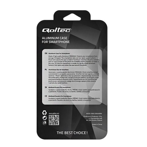 Qoltec Ramka ochronna na Samsung Galaxy Note 5 | srebrna | aluminiowa Qoltec Ramka ochronna na Samsung Galaxy Note 5 | srebrna | aluminiowa