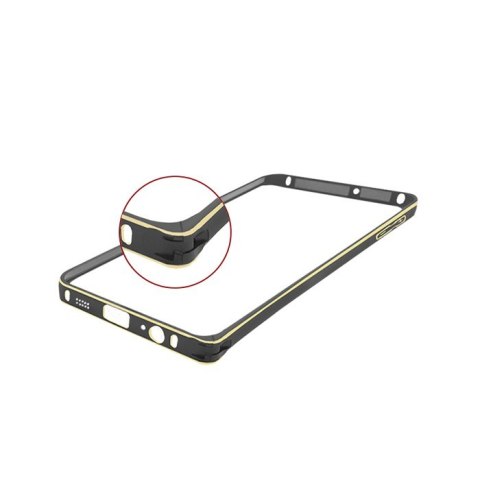 Qoltec Ramka ochronna na Samsung Galaxy S6 edge plus | czarna | aluminiowa Qoltec Ramka ochronna na Samsung Galaxy S6 edge plus | czarna | aluminiowa