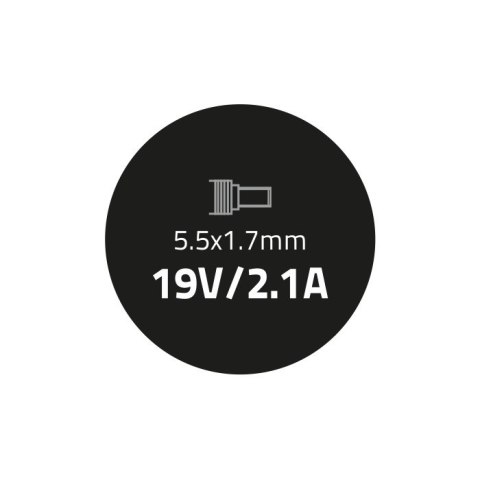 Qoltec Zasilacz do Acer 40W | 19V | 2.1A | 5.5*1.7 | +kabel zasilający Qoltec Zasilacz do Acer 40W | 19V | 2.1A | 5.5*1.7 | +kabel zasilający