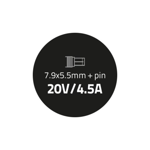 Qoltec Zasilacz do IBM Lenovo 90W | 20V | 4.5A | 7.9*5.5 | +kabel zasilający Qoltec Zasilacz do IBM Lenovo 90W | 20V | 4.5A | 7.9*5.5 | +kabel zasilający